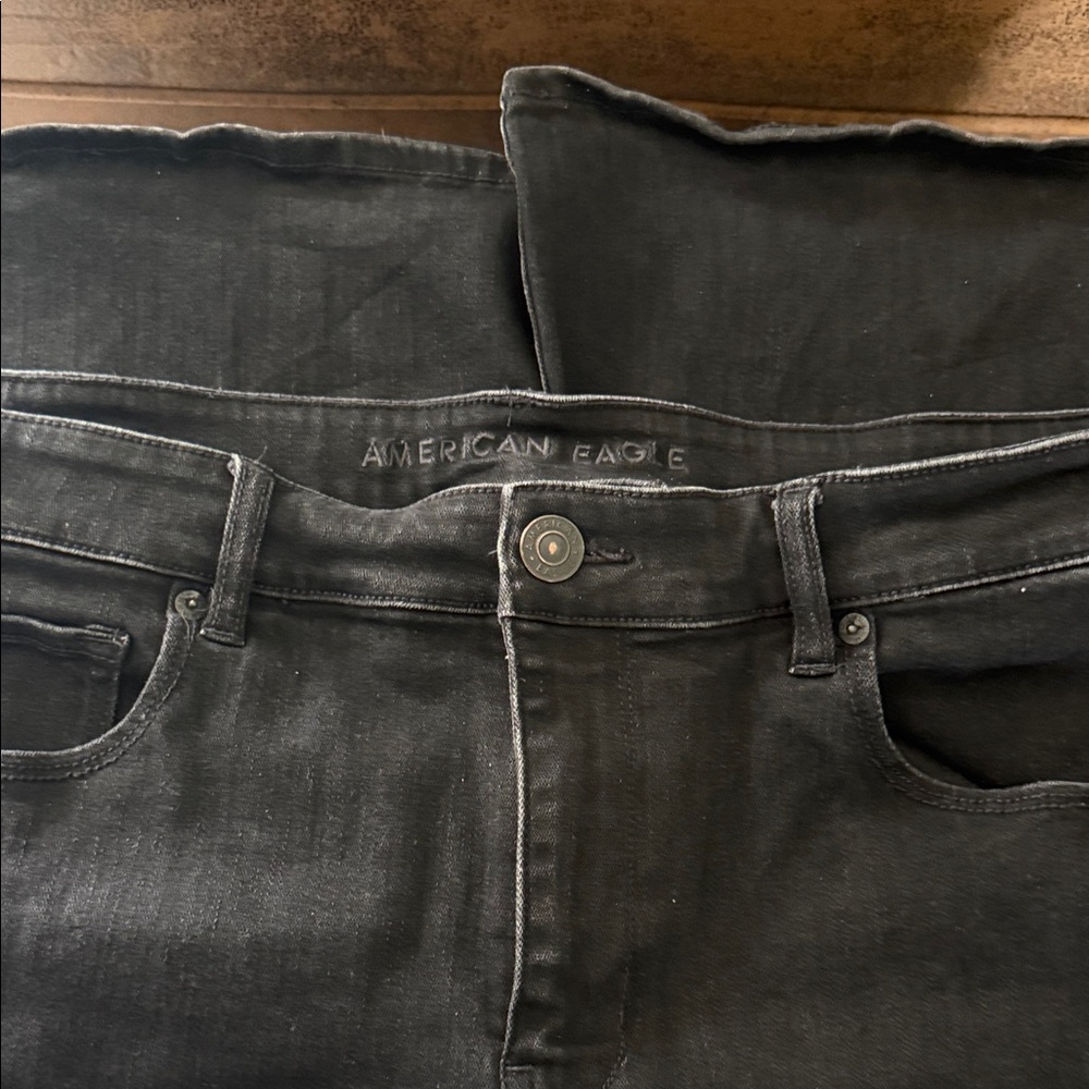 NWOT American Eagle Outfitters Black Flare Jeans